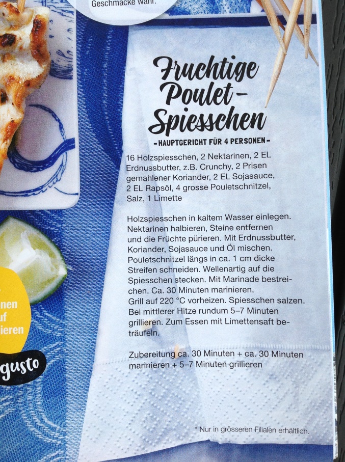 POULETSPIESSCHEN FRUCHTIG